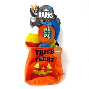 BARK Candy Haul-O-Ween Dog Toys (4) Squeakers Crinkle NWT